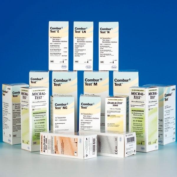 Urinteststreifen von Roche - Combur 3 Test®